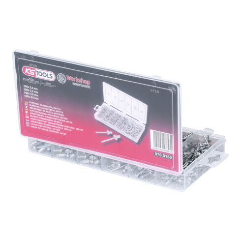 Assortiment de rivets KS Tools 400 pcs.