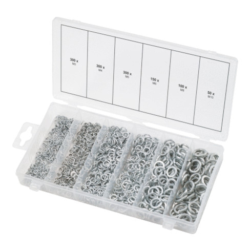 Assortiment de rondelles, M3-10, 1200 pcs.