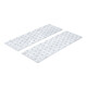 Assortiment de tôles d’acier perforées BGS Do it yourself, 300 x 100 x 2 mm, 2 pièces-1