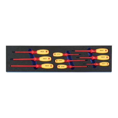Assortiment de tournevis HOLEX entièrement isolé 9
