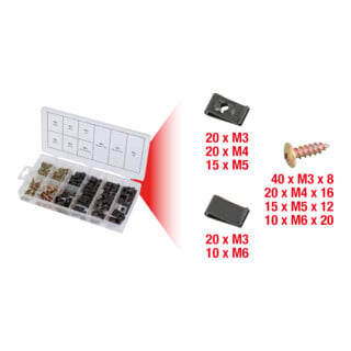 Assortiment de vis et d'écrous  KS Tools, 170 pcs.