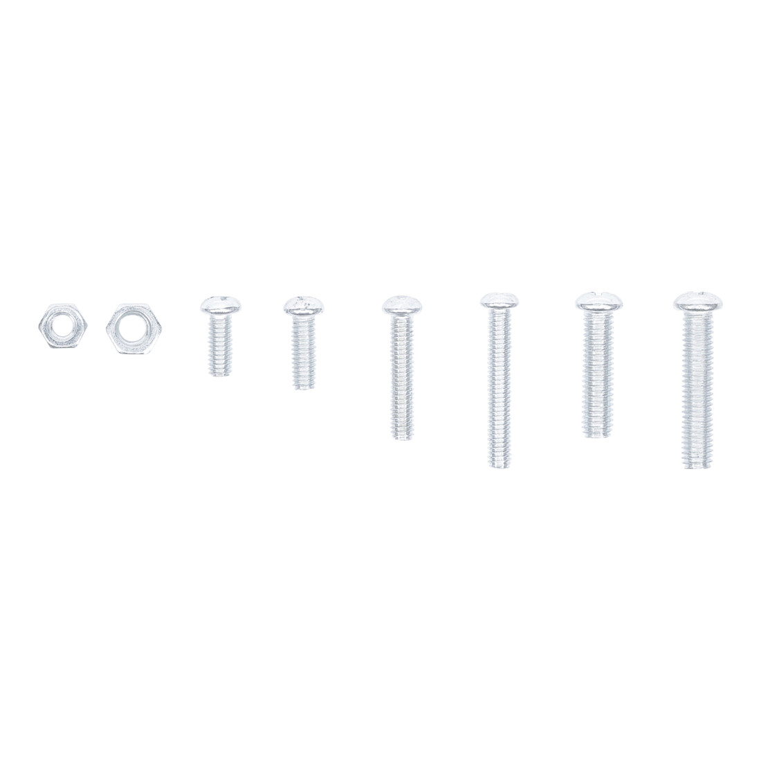 Assortiment de vis et écrous métriques M4 / M5 125 pièces BGS Do it yourself