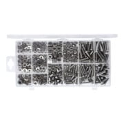 Assortiment de vis, rondelles et écrous en inox, métriques, 475 pcs.-5