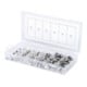 Assortiment d'écrous borgnes en inox, 150 pcs.