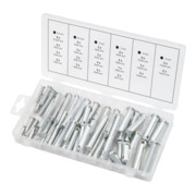 Assortiment d'écrous de sécurité, Ø 5-12mm, 21 dim. 60 pcs.-2