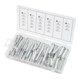 Assortiment d'écrous de sécurité, Ø 5-12mm, 21 dim. 60 pcs.