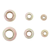 Assortiment d’écrous rivets acier galvanisé 150 pièces BGS-4