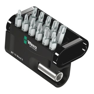 Assortiment d'embouts Bit-Check 12 Wood 2 12pces PH/PZD/TX Univ.-support Dans em
