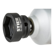 Assortiment d'embouts STIER Pro+ clé 6 pans extra courte 1/2" 18 pièces-4