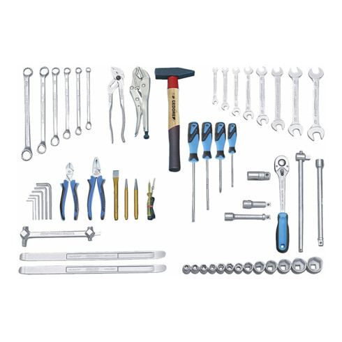 Assortiment d'outils Gedore 69 pcs. inch