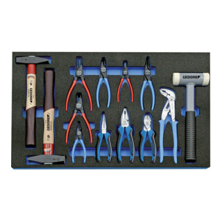 Assortiment d'outils Gedore dans le module Check-Tool, 13 pcs