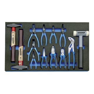 Assortiment d'outils Gedore dans le module Check-Tool, 13 pcs
