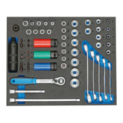 Assortiment d'outils GEDORE en module 2/4 Check-Tool, TS CT2-D30