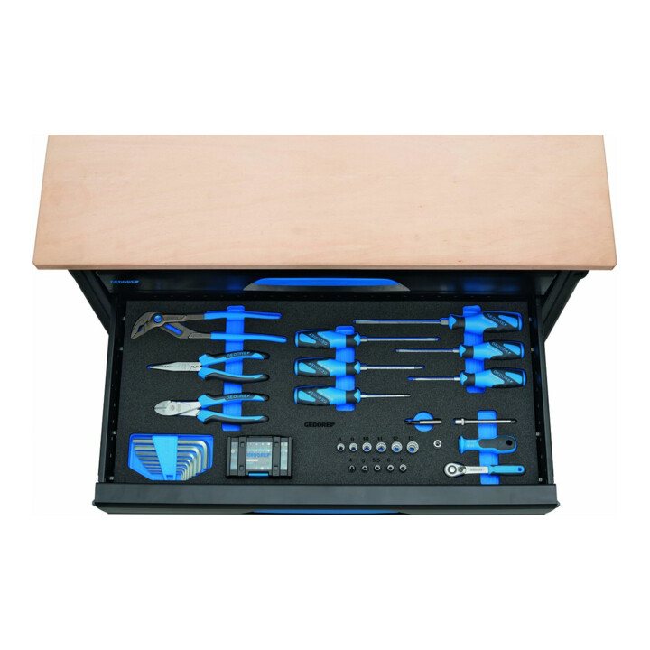 Assortiment d'outils Gedore en module CT pour B3 65 pièces