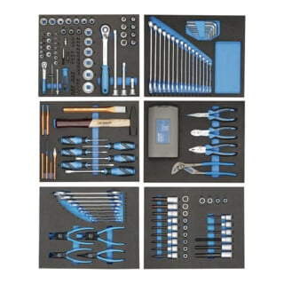 Assortiment d'outils Gedore en modules d'outils de contrôle 190 pcs