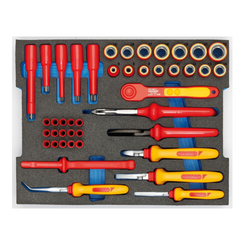 Assortiment d'outils Gedore  VDE HYBRIDE 53 pcs. Installation électrique