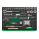 Assortiment d'outils Stahlwille avec chariot à outils Nombre de tiroirs 6 gris anthracite, RAL 7016 111 pcs.-4