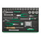 Assortiment d'outils Stahlwille avec chariot à outils Nombre de tiroirs 6 gris anthracite, RAL 7016 111 pcs.