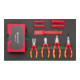 Assortiment d'outils Stahlwille avec chariot à outils Nombre de tiroirs 6 gris anthracite, RAL 7016 294 pcs.