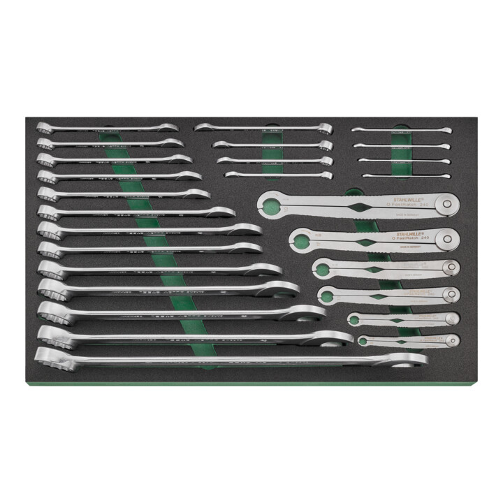 Assortiment d'outils Stahlwille avec chariot à outils Nombre de tiroirs 6 gris anthracite, RAL 7016 294 pcs.