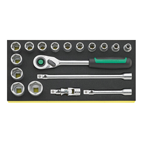 Assortiment d'outils Stahlwille n° TCS 52/14/4QR 1/3 18 pce.