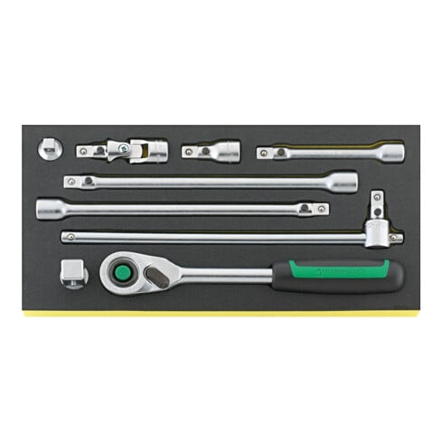 Assortiment d'outils Stahlwille no.TCS 1/2\''' 512/9 QR 1/3 9pcs.