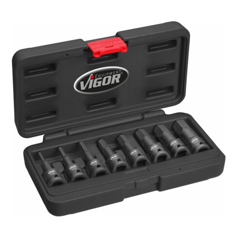 VIGOR Assortimento di inserti resistenti per avvitatori a percussione V7019