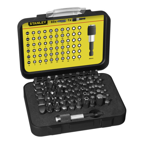 Stanley Set di bit 1/4" 61pz.