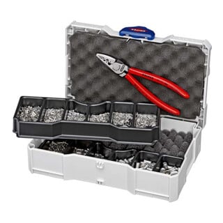 Assortiments de sertissage, pour embouts de câble, Pour les embouts de câbles non isolés Knipex