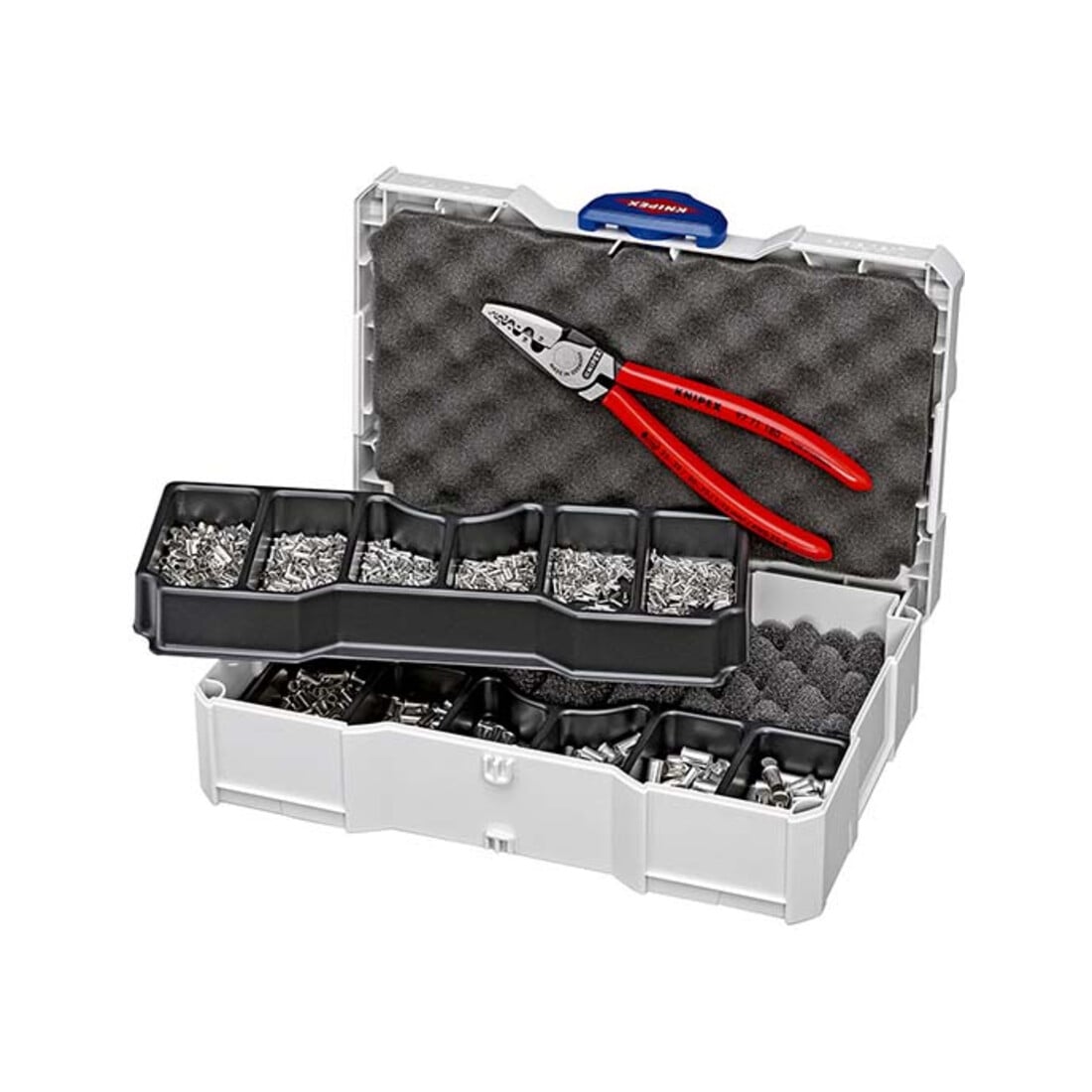 Assortiments de sertissage, pour embouts de câble, Pour les embouts de câbles non isolés Knipex