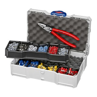 Assortiments de sertissage, Pour les embouts de câbles avec colliers en plastique Knipex