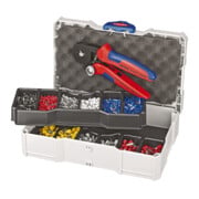 Assortiments de sertissage, Pour les embouts de câbles avec colliers en plastique Knipex