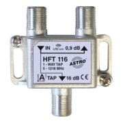 Astro Strobel Abzweiger 1-fach 16db 5-1218MHz HFT 116