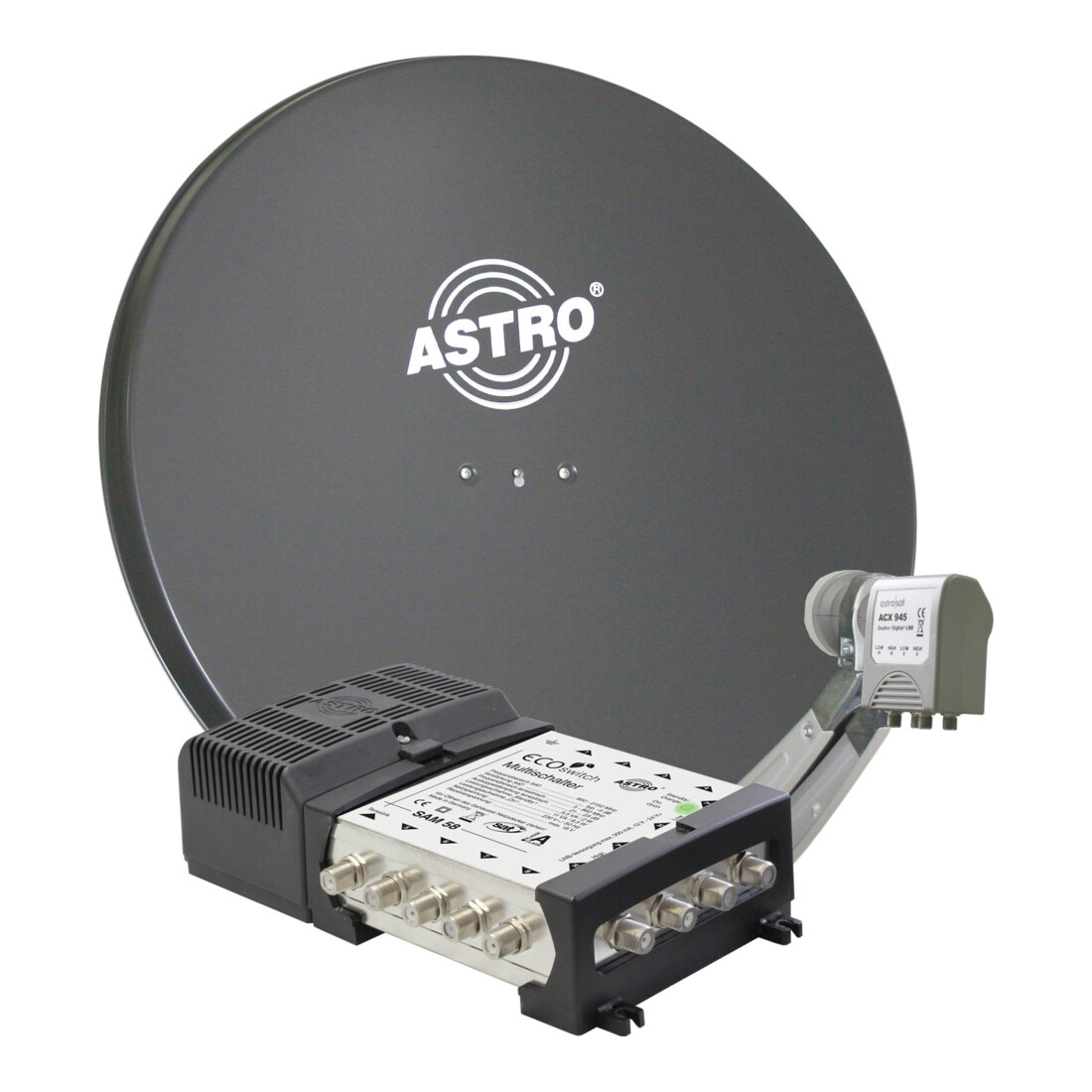 Astro Strobel Aktionspaket Ab aufs Dach digi Sat 8Teilnehmer 300 191