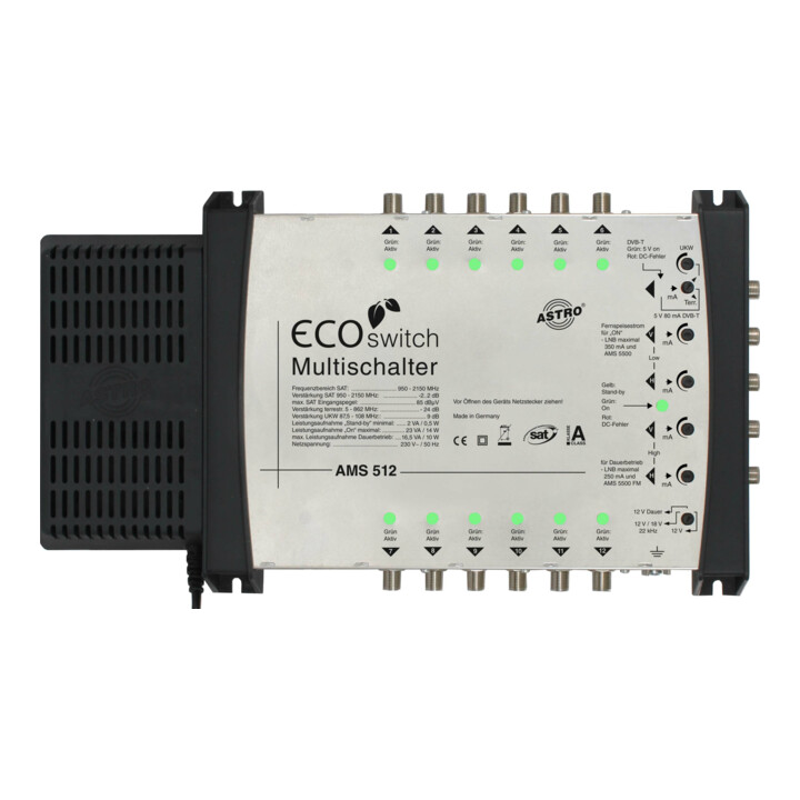 Astro Strobel Multischalter Standalone, 5 in 12 AMS 512 Ecoswitch