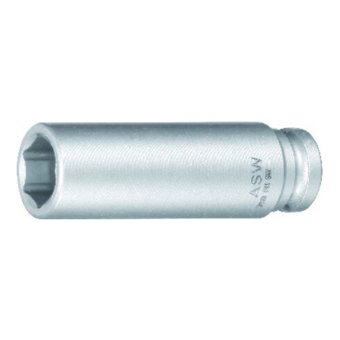 ASW Douille longue à cliquet avec aimant ressort 1/4" 13mm