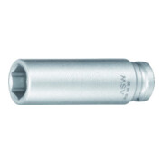 ASW Douille longue à cliquet avec aimant ressort 1/4" 13mm