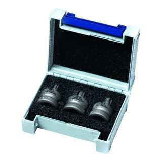 ASW Kraft- Schraubenddrehersatz 1/2" 3-teilig T30-T50 Shorty
