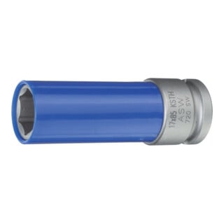 ASW Kraft-Steckschlüsseleinsatz mit Kunststoff-Hülse 1/2" 17x85mm