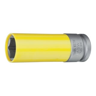ASW Kraft-Steckschlüsseleinsatz mit Kunststoff-Hülse 1/2" 19x85mm