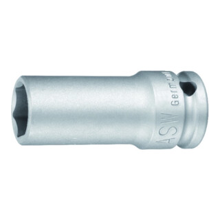 ASW Kraftschraubereinsatz 1/2 Zoll SW 19 mm 6 KT L. 78 mm (lange Ausführung)