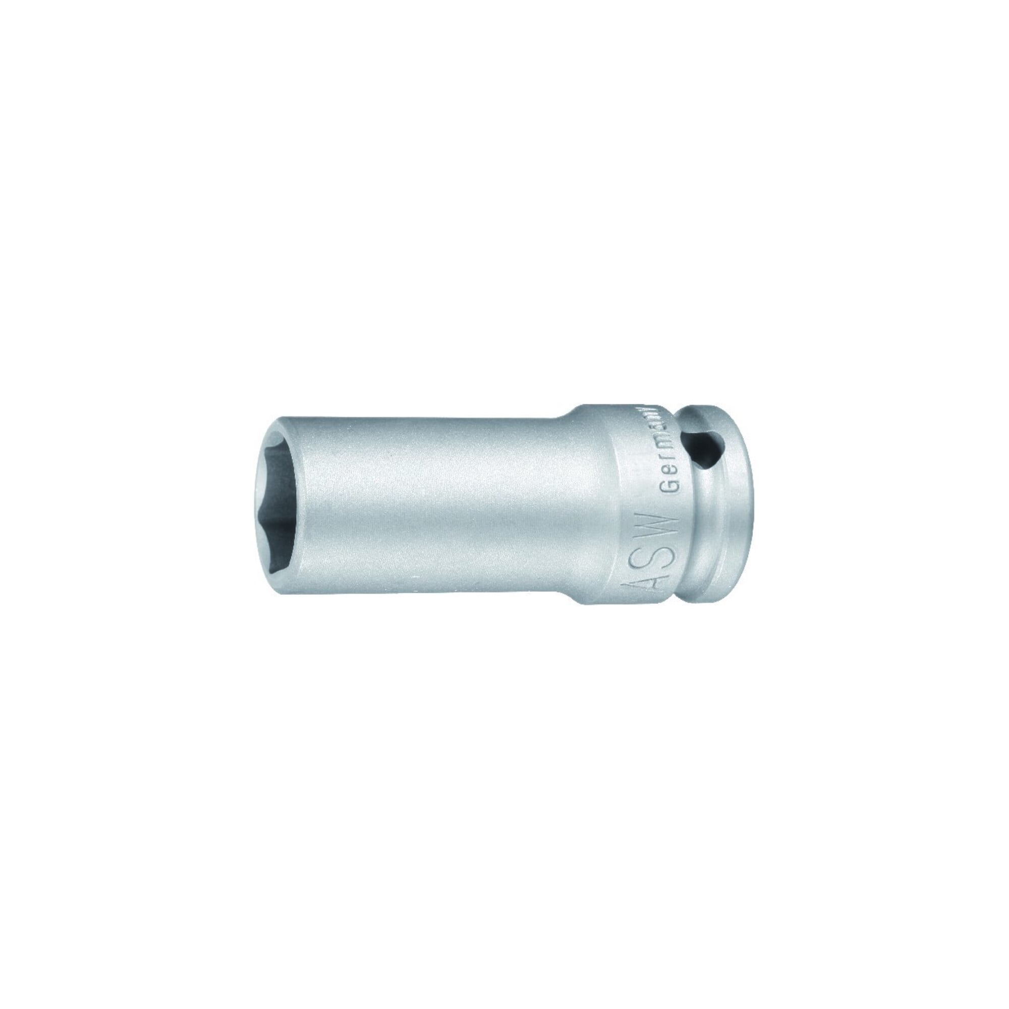 ASW Kraftschraubereinsatz 1/2 Zoll SW 19 mm 6 KT L. 78 mm (lange Ausführung)