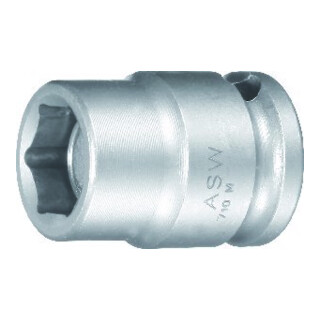 ASW Kraftsteckschlüsseleinsatz 3/8" Sechskant mit Magnet