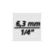 ASW Rallonge d'angle puissante 1/4" 50 mm-3