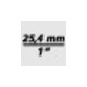 ASW Reduzierstück 1 Zoll auf 3/4 Zoll 4 KT L. 75 mm f.Kraftsteckschl.Einsätze-4