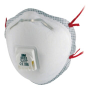 Atemschutzmaske 8833 SA FFP3/V NRD m.Ausatemventil 80St./KT 3M-1