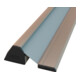 Athmer Fingerschutzprofil NR-32 UniSafe w-proof L.2000mm BG anthrazit silberf.-1