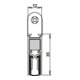 Athmer OHG double joint de porte M12/35 No.1-393 libération aluminium 2 faces-1