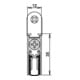 Athmer OHG double joint de porte M12/35 No. 1-392 déclenchement Longueur d'un côté aluminium-1