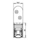 Athmer OHG Schall-Ex Ultra joint de porte WS No.1-290 déclenchement bilatéral-1